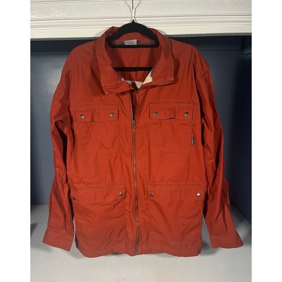 Columbia Men’s Rust Red Field Utility Jacket XL Outdoor Hiking Lightweight - Picture 13 of 13